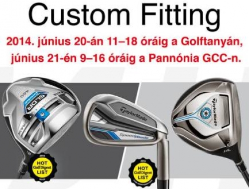 Júniusban ismét TaylorMade Custom Fitting!